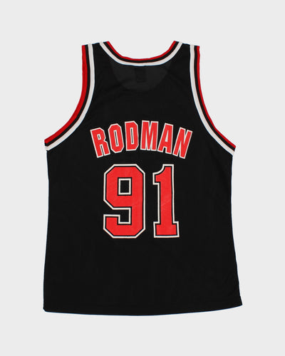 Vintage 90s Chicago Bulls x Dennis Rodman #91 Basketball Singlet - XL