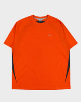 00s Orange Nike Football Shirt - XL