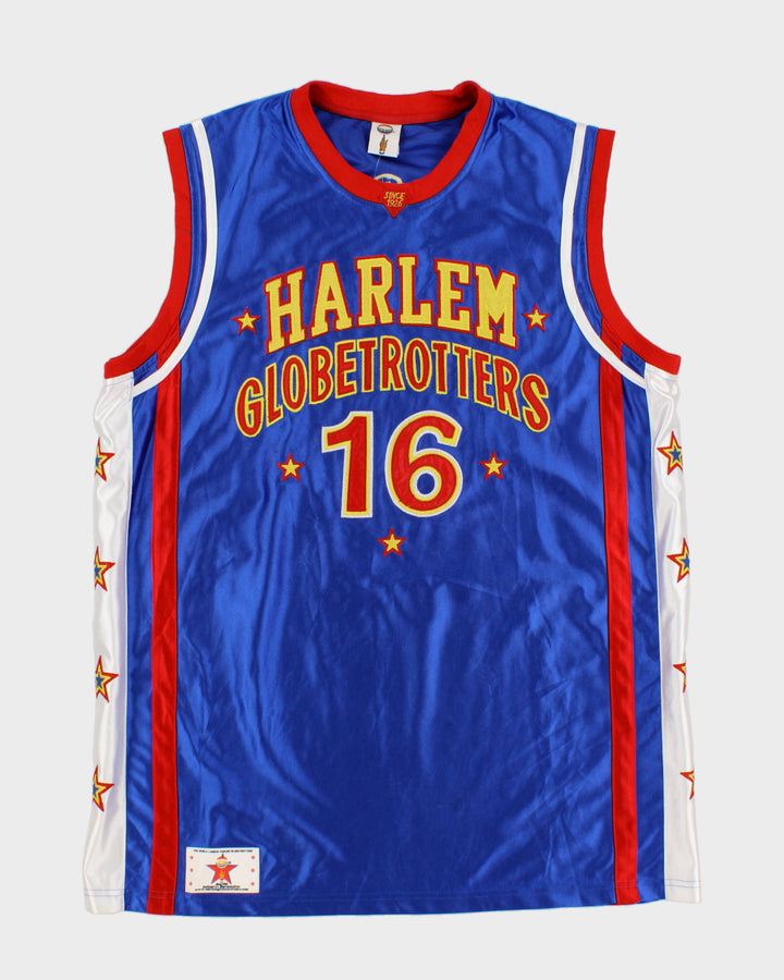 Vintage 90s Harlem Globetrotters #16 Scooter Basketball Jersey - L
