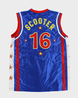 Vintage 90s Harlem Globetrotters #16 Scooter Basketball Jersey - L