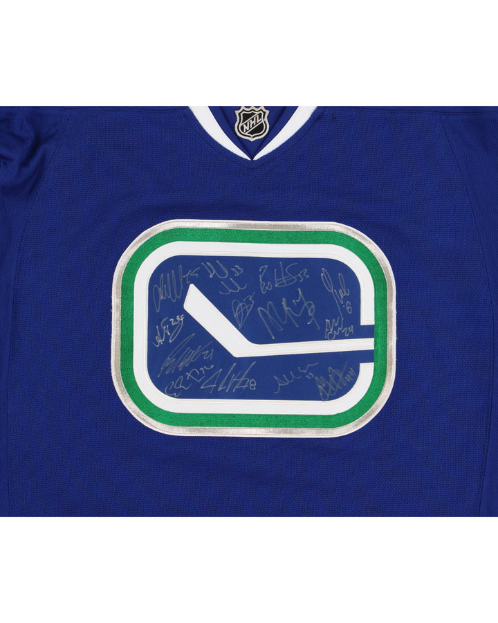 NHL x Vancouver Canucks Signed Hockey Jersey - S