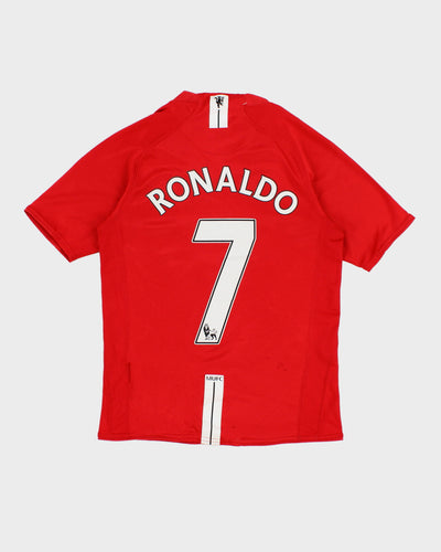 00s Manchester United Cristiano Ronaldo #7 Football Shirt - Youth L