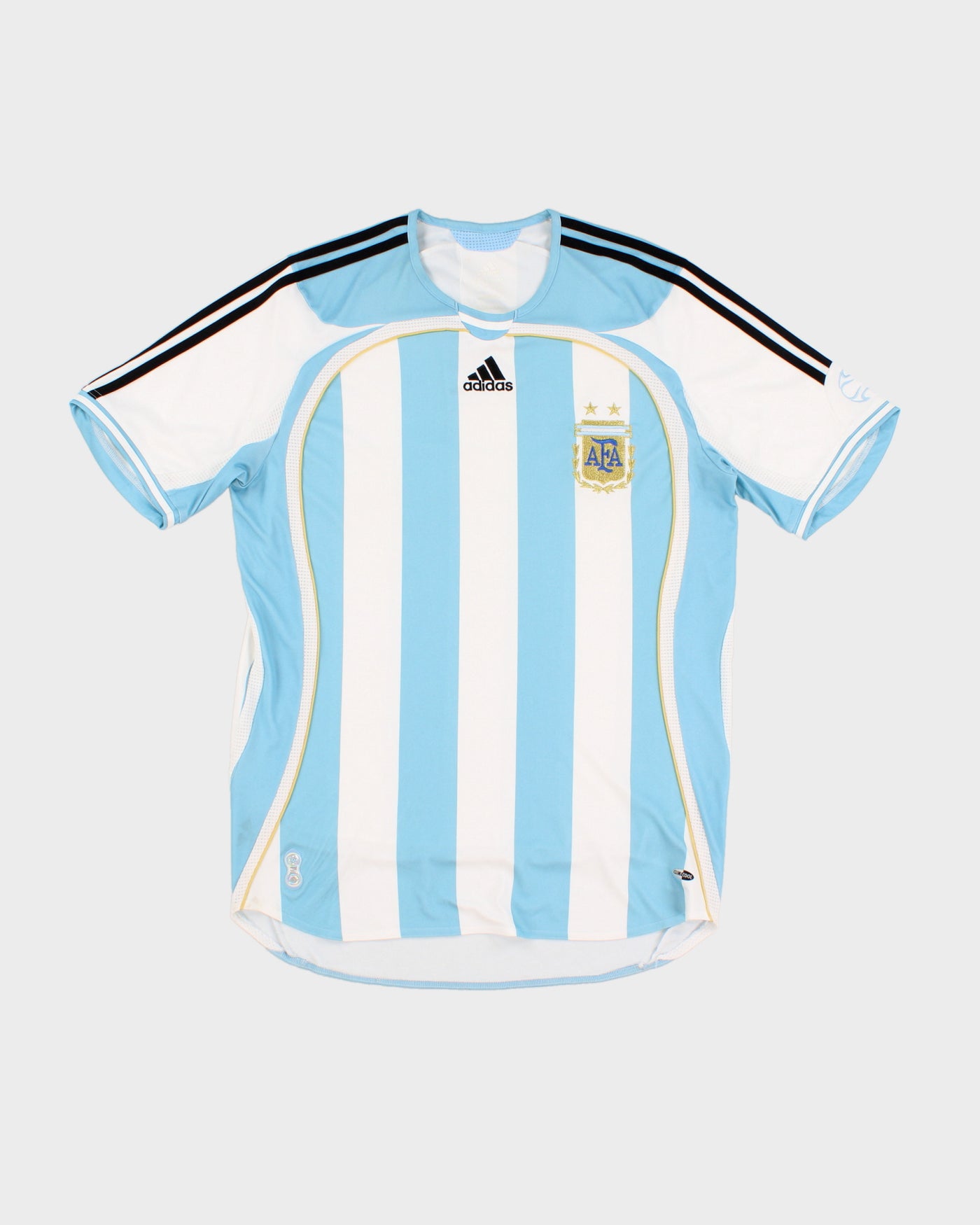 00s Adidas Argentina Football Shirt - M