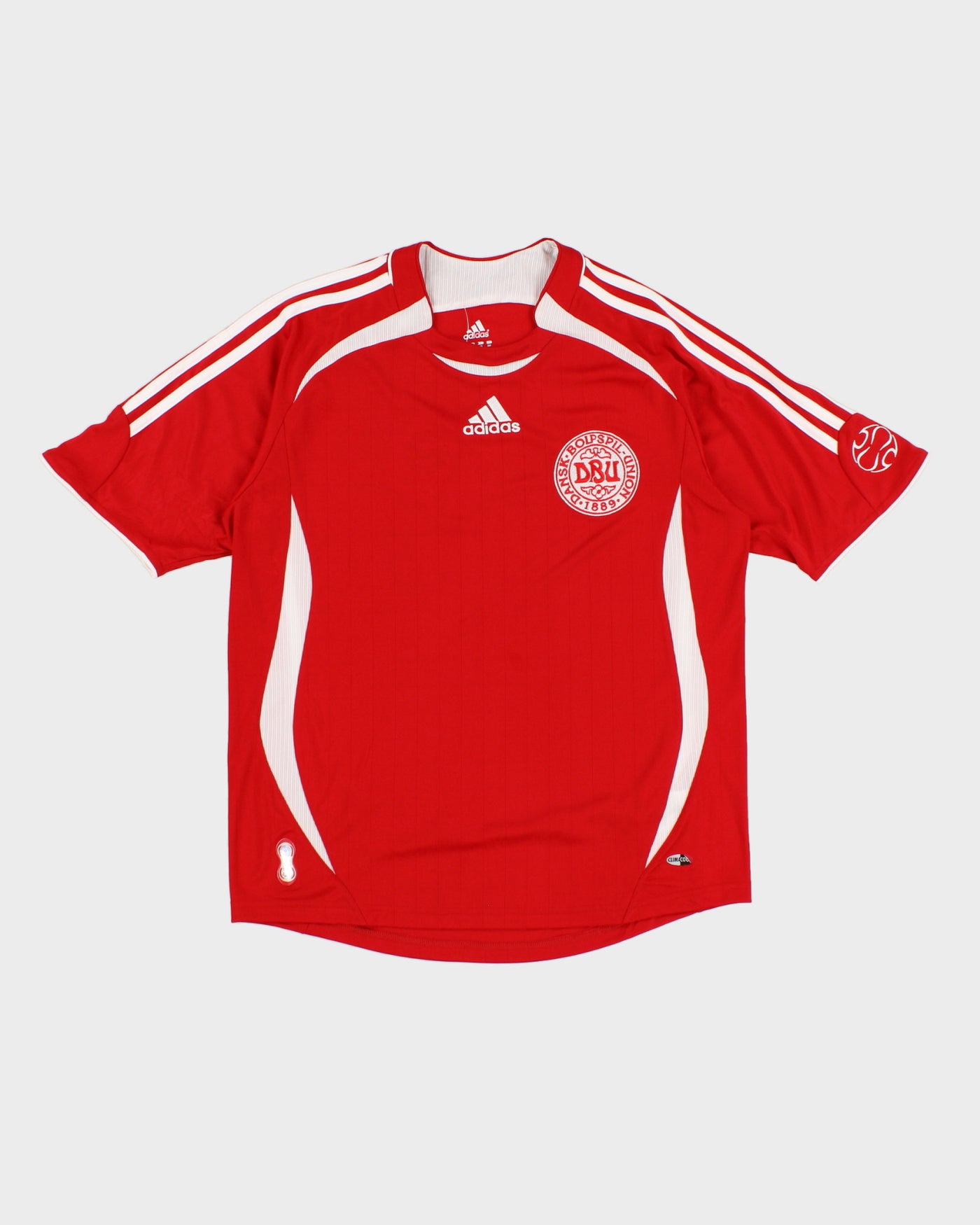 00s Adidas Denmark Football Shirt - Youth L