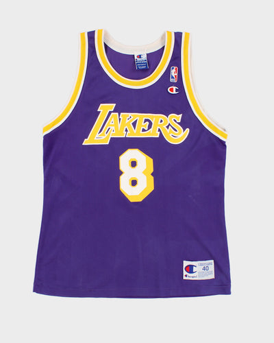 Vintage 90s Champion NBA x Los Angeles Lakers Kobe Bryant #8 Basketball Jersey - M