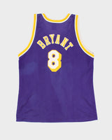 Vintage 90s Champion NBA x Los Angeles Lakers Kobe Bryant #8 Basketball Jersey - M