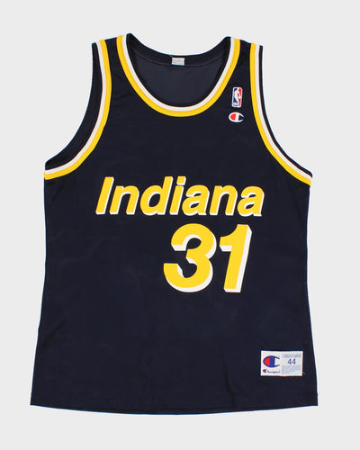 Vintage 90s Champion NBA x Indiana Pacers Reggie Miller #31 Basketball Jersey - L