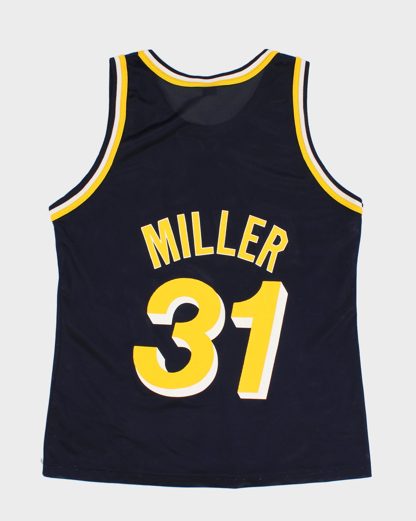 Vintage 90s Champion NBA x Indiana Pacers Reggie Miller #31 Basketball Jersey - L
