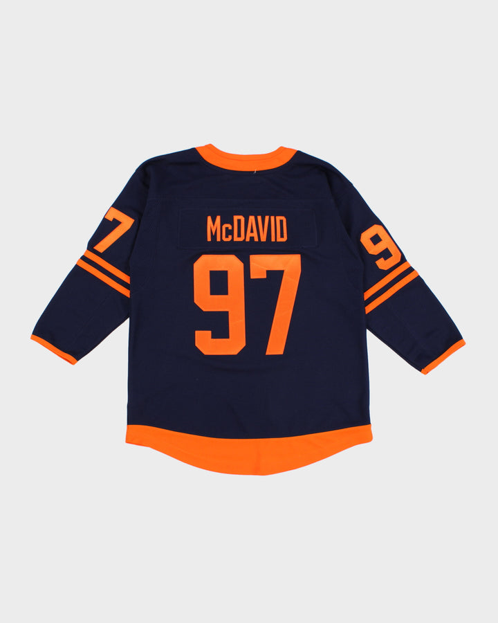 NHL x Edmonton Oilers Connor McDavid #97 Hockey Jersey - Youth XL