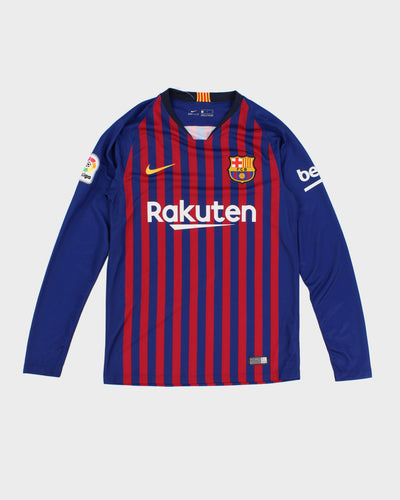 Nike Barcelona Long Sleeve Football Shirt - S