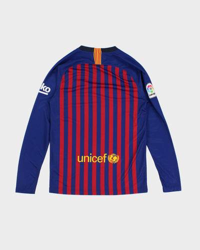 Nike Barcelona Long Sleeve Football Shirt - S