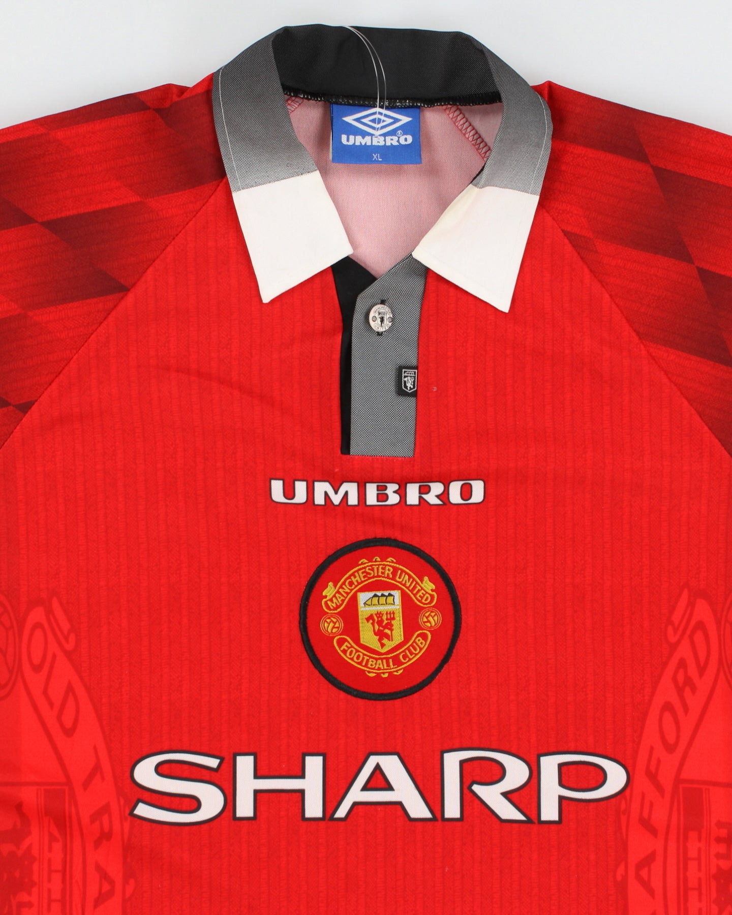Vintage 90s Manchester United Umbro Football Shirt - XL – Rokit