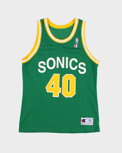 Vintage 90s Champion NBA x Seattle SuperSonics Shawn Kemp #40 - L