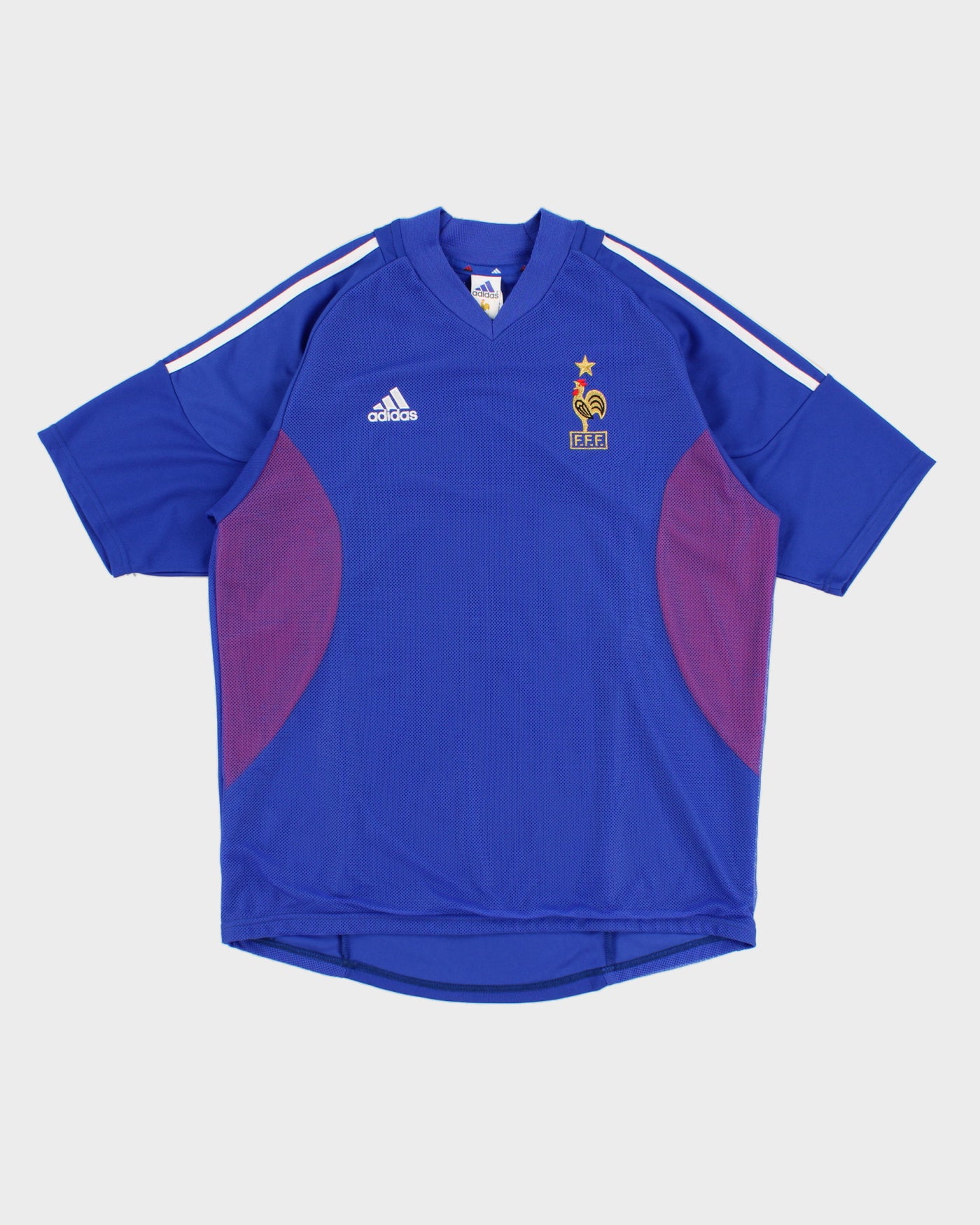 Vintage 00s Adidas France Football Shirt - L