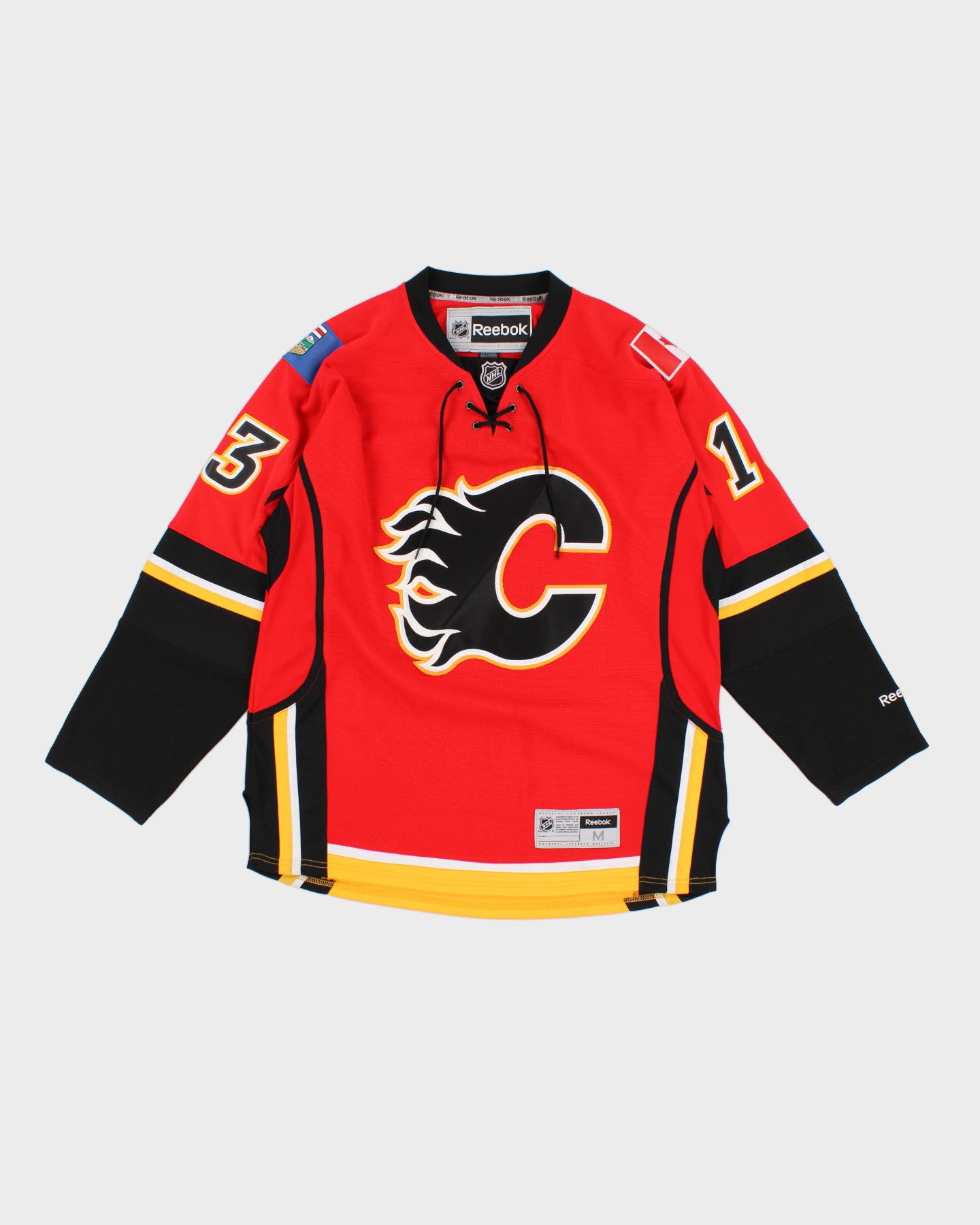 NHL x Calgary Flames Johnny Gaudreau #13 Hockey Jersey - M