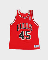 Vintage 90s Champion NBA x Chicago Bulls Michael Jordan #45 Basketball Jersey - M