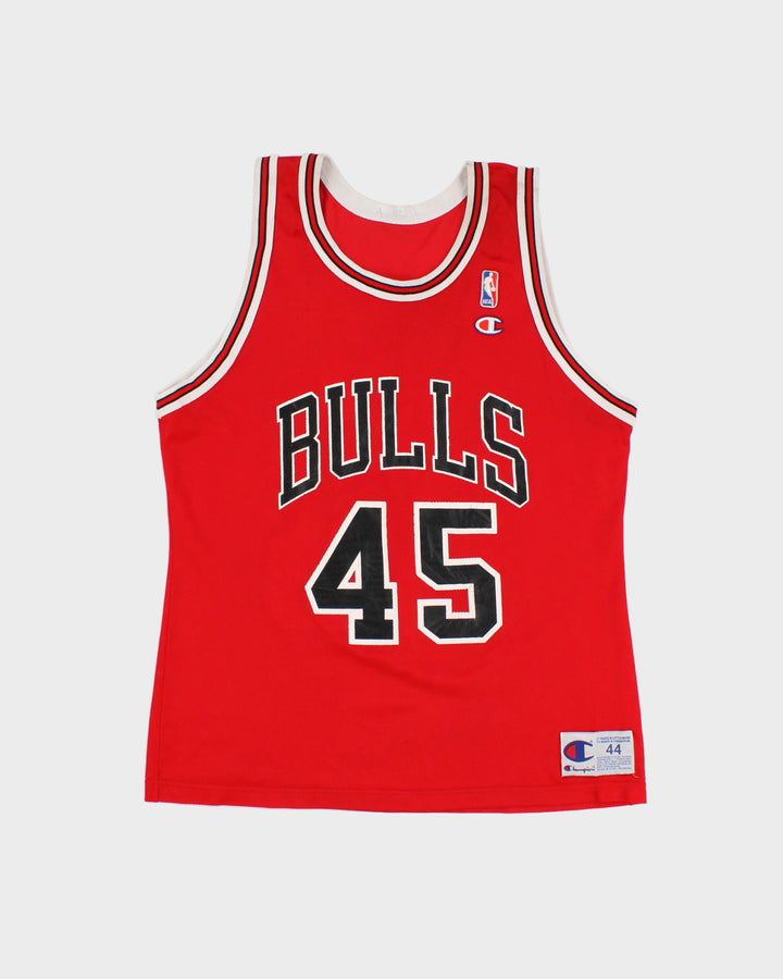 Vintage 90s Champion NBA x Chicago Bulls Michael Jordan #45 Basketball Jersey - M