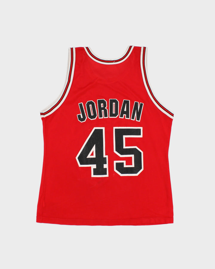 Vintage 90s Champion NBA x Chicago Bulls Michael Jordan #45 Basketball Jersey - M