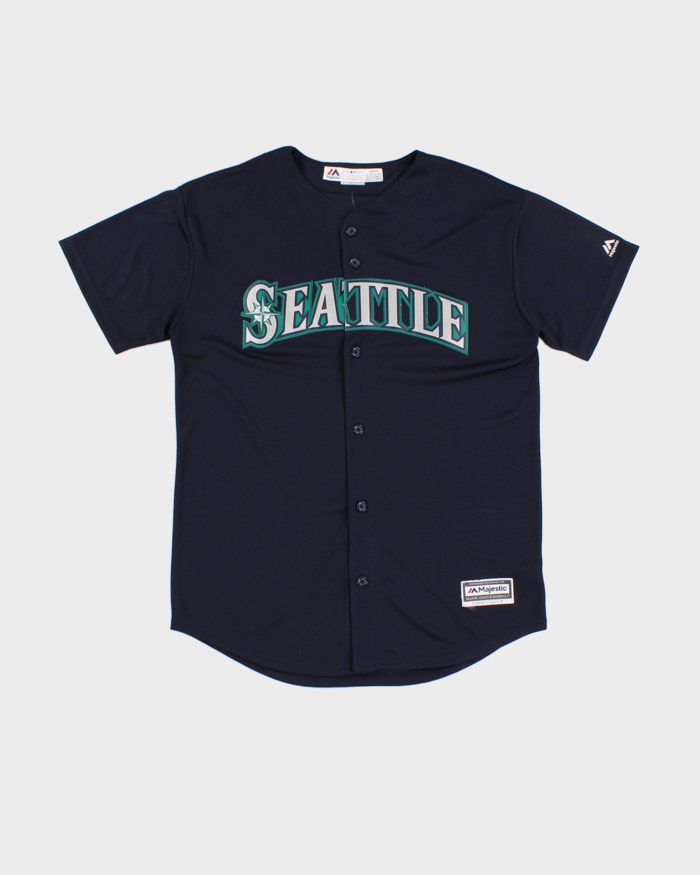 Seattle Mariners Vintage 90s Baseball Jersey Stitched Blue 