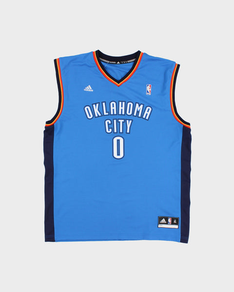 NBA OKC Thunder Westbrook 0 ユニフォーム NBA x Oklahoma City Thunder Russell Westbrook #0 Basketball Jersey