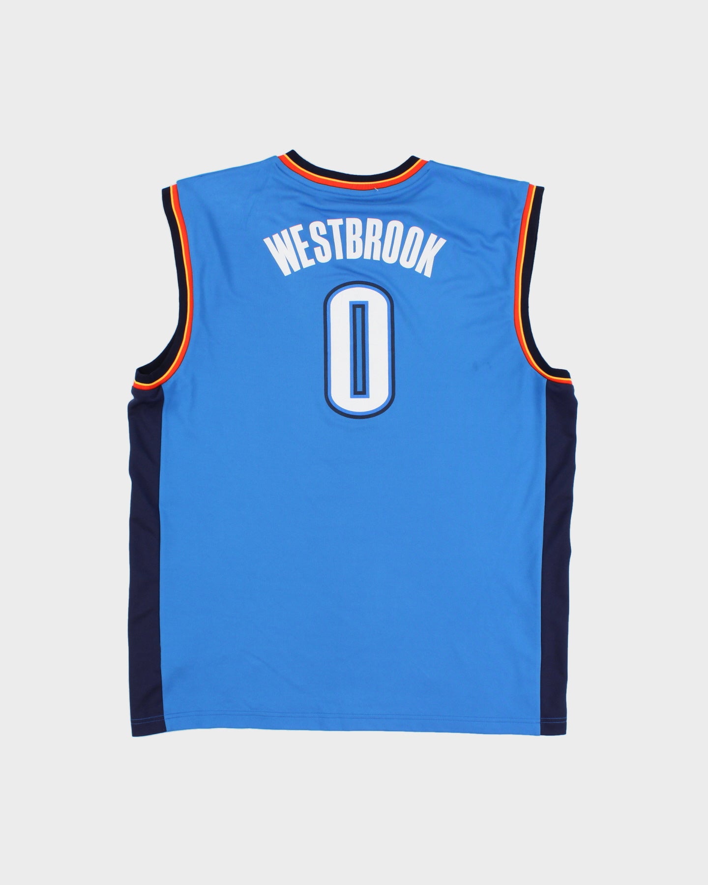 NBAユニフォーム Oklahoma Thunders Westbrook NBA x Oklahoma City Thunder Russell Westbrook #0 Basketball Jersey