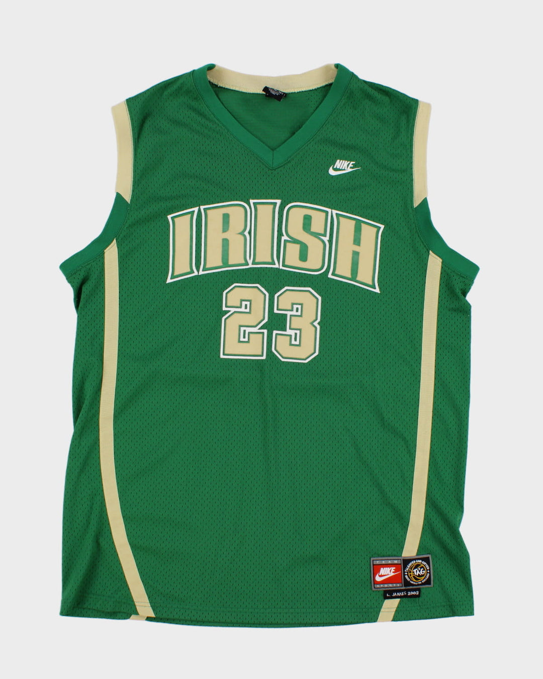 00s Nike St Vincent St Mary Lebron James 23 Basketball Jersey XL Rokit