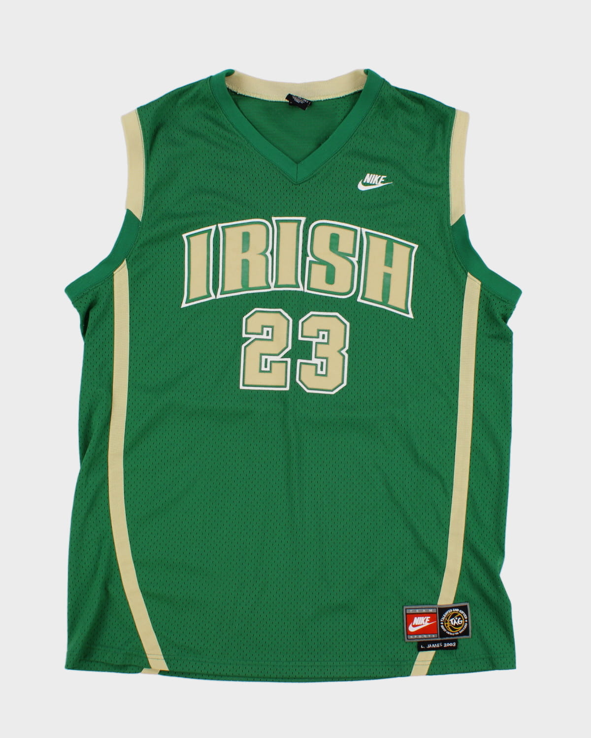 00s Nike St Vincent St Mary Lebron James #23 Basketball Jersey - XL