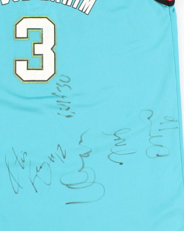 NBA x Vancouver Grizzlies #3 Shareef Abdur-Rahim Signed Champion Basketball Jersey - XS