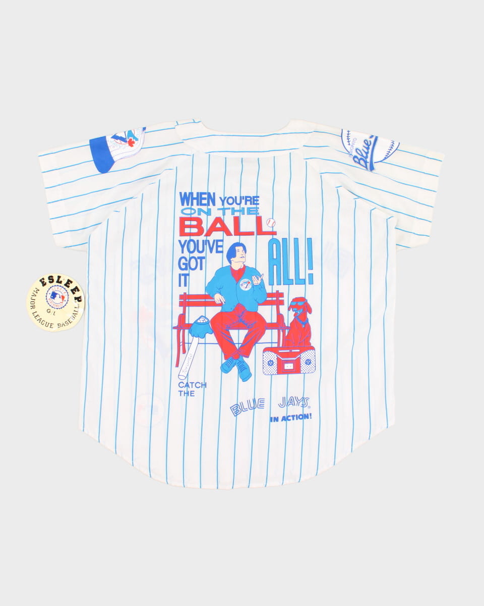 Vintage 90s Toronto Blue Jays Collectors Baseball Shirt - M/L