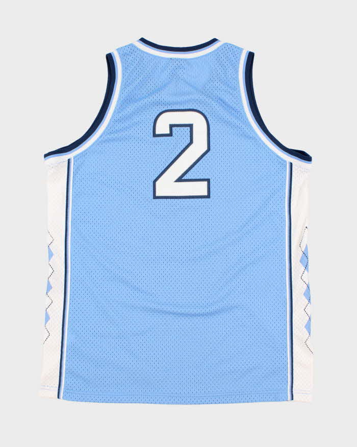 Mens Blue North Carolina NCAA x Jordan Jersey - L