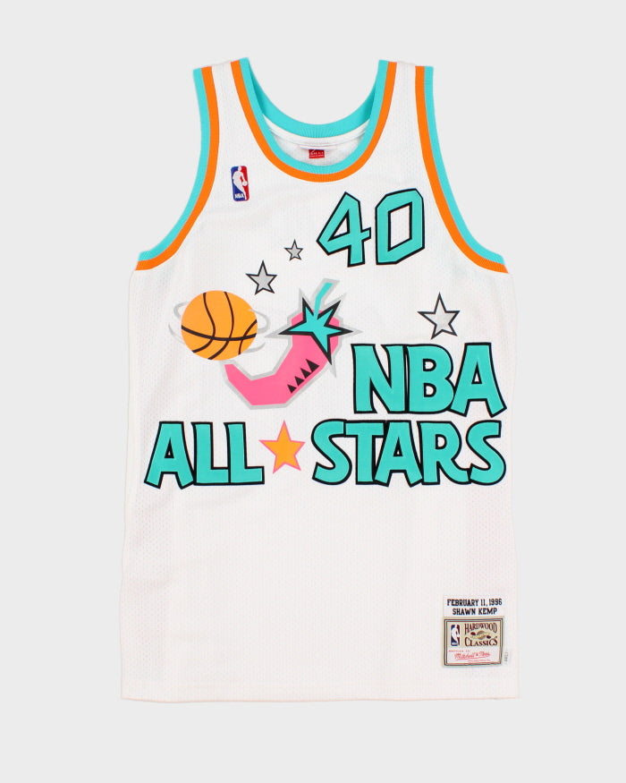 Men's White NBA All Stars Jersey - L