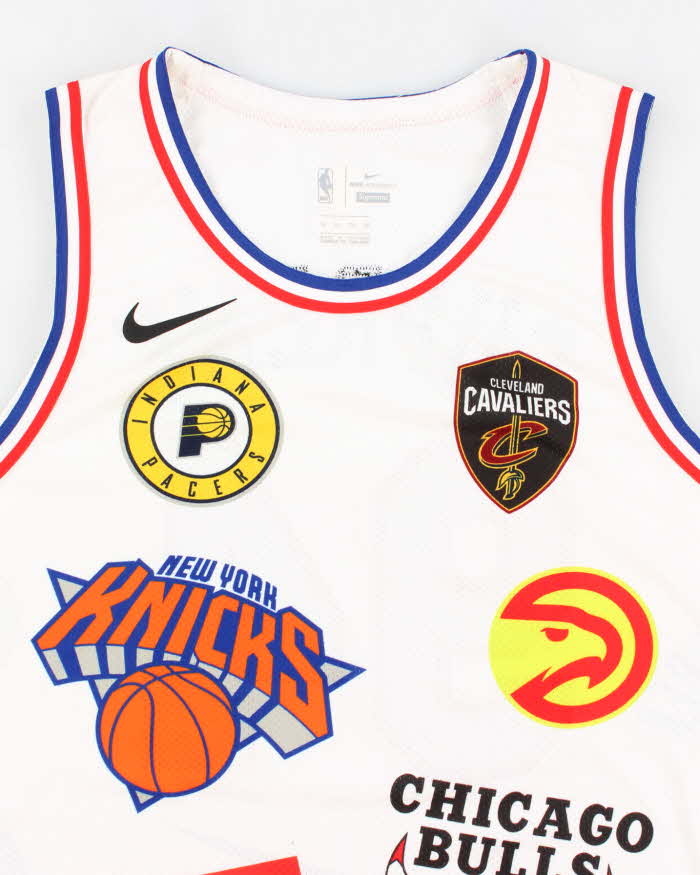 Men's White NBA Nike x Supreme Jersey - XL – Rokit