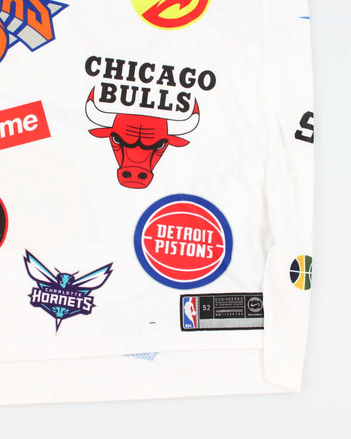 Men's White NBA Nike x Supreme Jersey - XL – Rokit