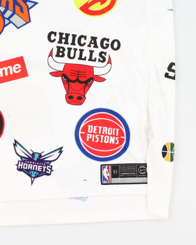 Men's White NBA Nike x Supreme Jersey - XL