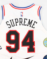 Men's White NBA Nike x Supreme Jersey - XL