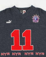 Men's Grey New York Rangers x NHL Puma Jersey Sweater - L