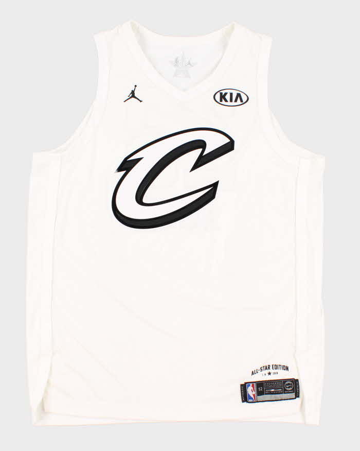Men's Cleveland Cavaliers LeBron James Jordan x NBA White Jersey - XL