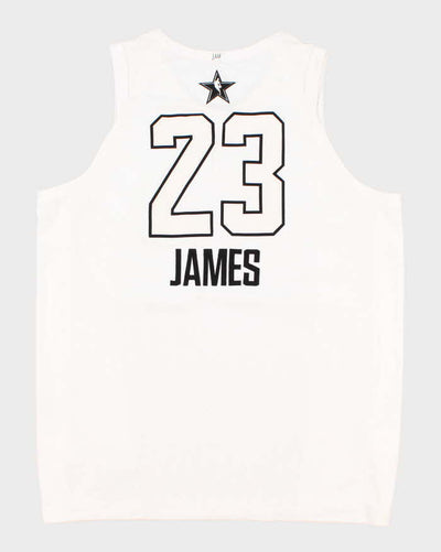 Men's Cleveland Cavaliers LeBron James Jordan x NBA White Jersey - XL