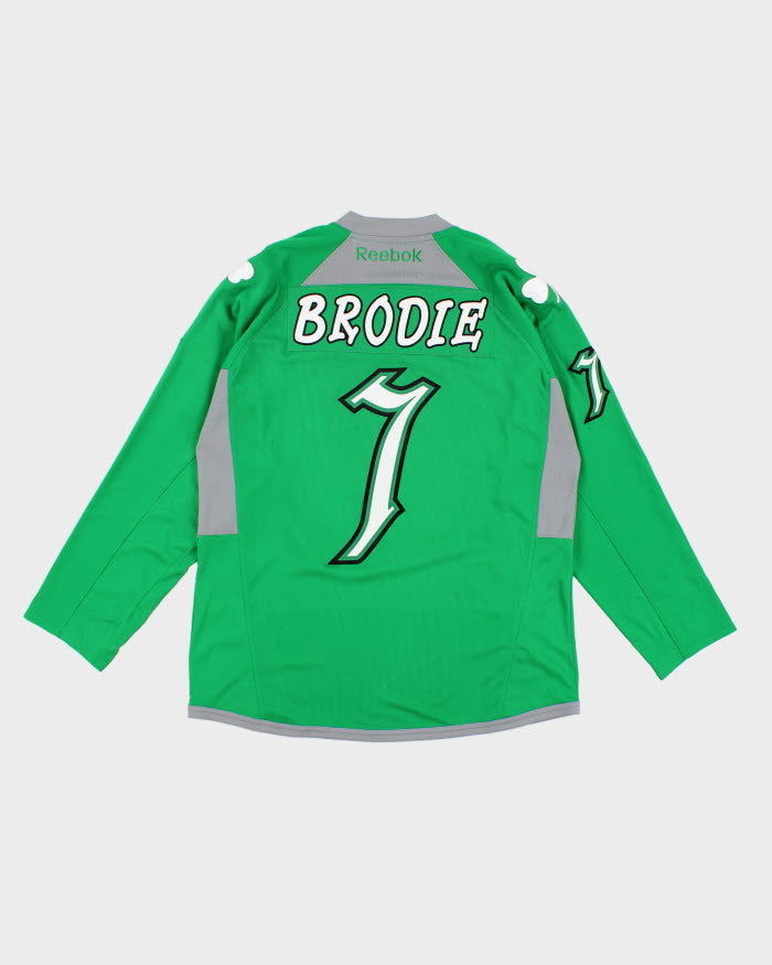 Vintage Green NHL x Calgary Flames Sports Jersey - L