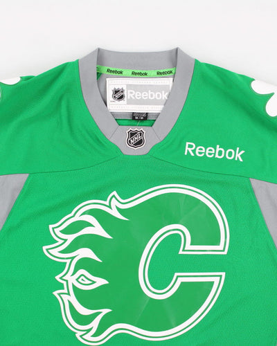Vintage Green NHL x Calgary Flames Sports Jersey - L