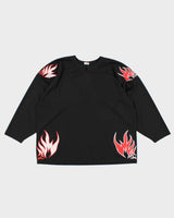 Vintage Y2K Fire Motocross Longsleeve Jersey - XXL