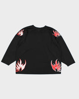 Vintage Y2K Fire Motocross Longsleeve Jersey - XXL