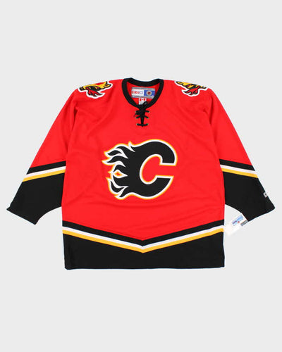 Vintage Calgary Flames NHL Hockey Jersey - XL