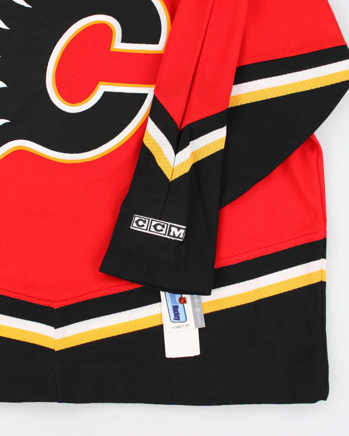 Vintage Calgary Flames NHL Hockey Jersey - XL