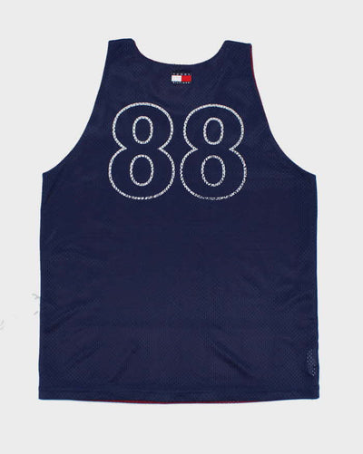 Vintage 90's Tommy Hilfiger Reversible Basketball Jersey - L