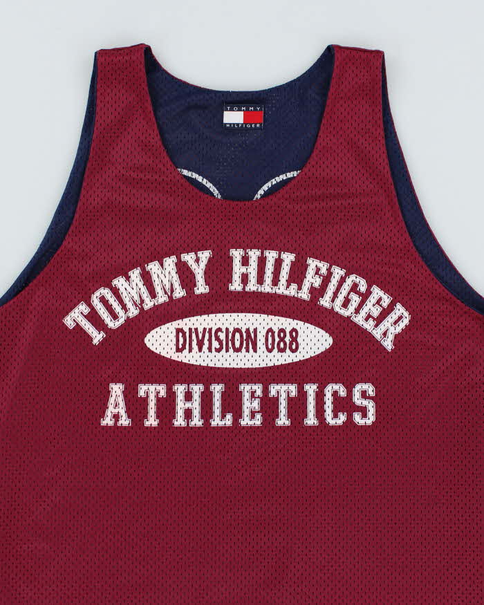 Vintage 90's Tommy Hilfiger Reversible Basketball Jersey - L