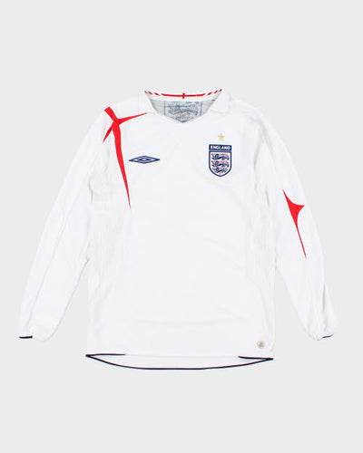 Vintage 2000's England International Football Long-sleeve Jersey - M