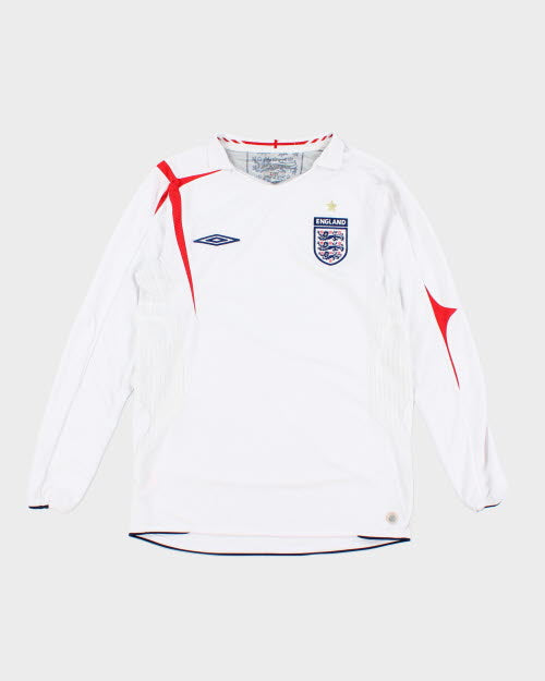 Vintage 2000's England International Football Long-sleeve Jersey - M