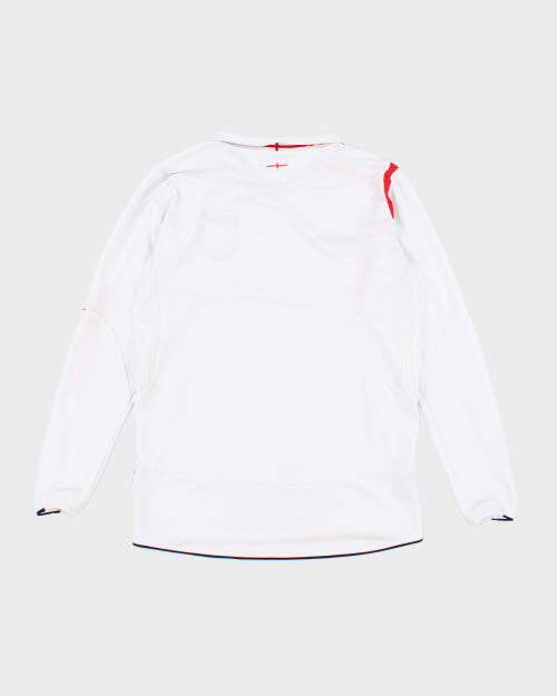 Vintage 2000's England International Football Long-sleeve Jersey - M