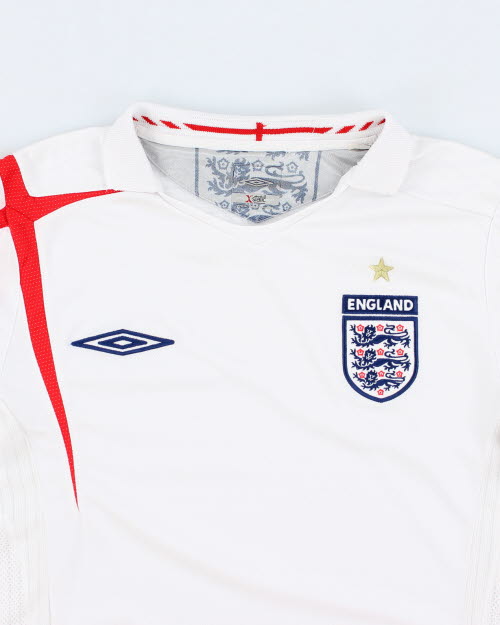 Vintage 2000's England International Football Long-sleeve Jersey - M